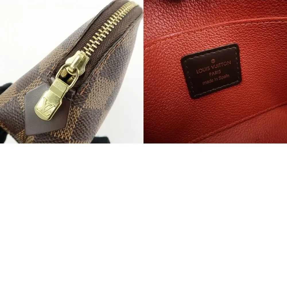 Louis Vuitton Damier Ebene Cosmetic Brown